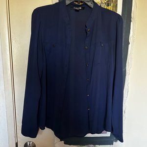 EUC Medium Blouse Navy